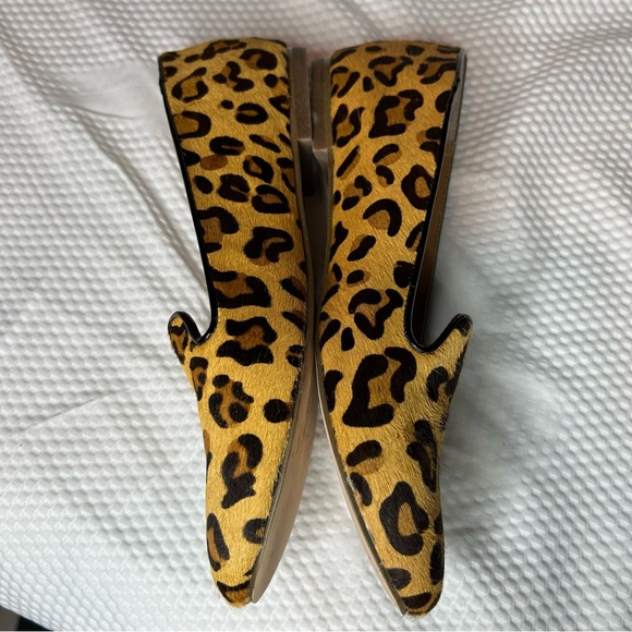 J.Crew "Cora" Women's Calf Hair Leopard Print Loafers Flats Size 9 Style E1341 - Picture 4 of 11